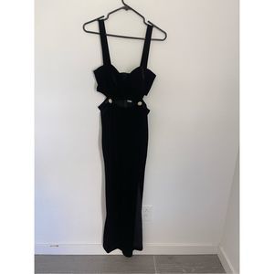 TOWER USA Vintage Velvet Maxi Dress Size Medium